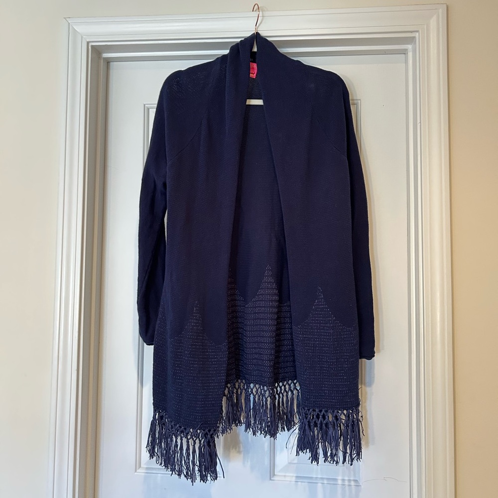 Lilly Pulitzer Tatum Cardigan in True Navy